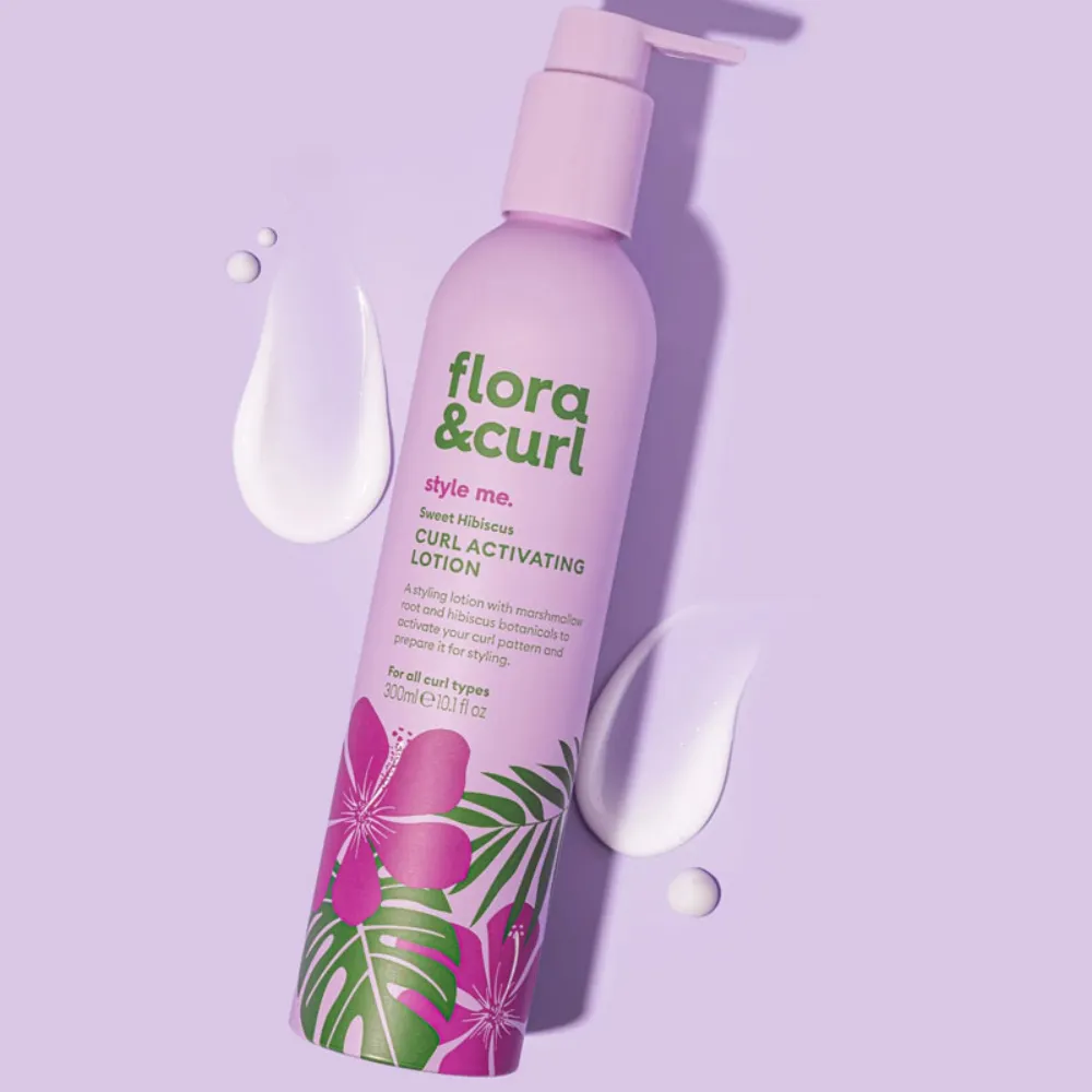 Flora and Curl Sweet Hibiscus Curl Activating Lotion 300ml - Imagen 3
